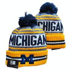 Michigan Wolverines NCAA Knit Beanie Hats 2