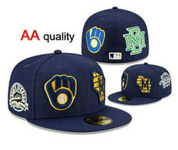 Milwaukee Brewers MLB Fitted hats yd 1
