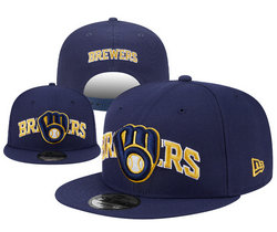 Milwaukee Brewers MLB Snapbacks Hats YD 02