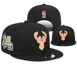 Milwaukee Bucks NBA Snapbacks Hats yd 01