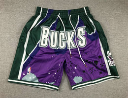 Milwaukee Bucks Purple 2023 Shorts