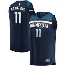 Minnesota Timberwolves #11 Jamal Crawford Navy Hardwood Classics