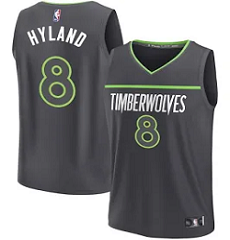 Minnesota Timberwolves #8 Bones Hyland NBA jersey