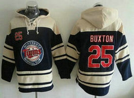 Minnesota Twins #25 Byron Buxton Blue Hooded Jersey