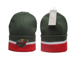 Minnesota Wild NHL Knit Beanie Hats 1