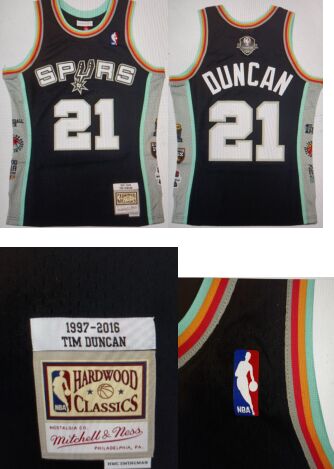 Mitchell & Ness #21 Tim Duncan 97 NBA Hardwood Classics Jersey