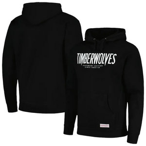 Mitchell & Ness Minnesota Timberwolves Black Statement Pullover Hoodie