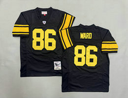 Mitchell And Ness Pittsburgh Steelers #86 Hines Ward Black Throwback NFL Jersey