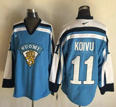 Montreal Canadiens #11 Saku Koivu Throwback Blue Authentic Stitched NHL jersey