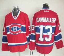 Montreal Canadiens #13 Michael Cammalleri Red Reebok Authentic Stitched NHL jersey