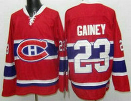 Montreal Canadiens #23 Bob Gainey Throwback Red CH Authentic Stitched NHL jersey