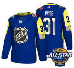 Montreal Canadiens #31 Carey Price Blue 2018 NHL All-Star Stitched Ice Hockey Jersey