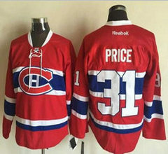 Montreal Canadiens #31 Carey Price Red Reebok Authentic Stitched NHL jersey