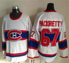 Montreal Canadiens #67 Max Pacioretty Throwback White Authentic Stitched NHL jersey