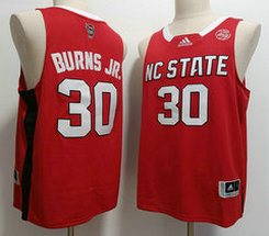 NC State Wolfpack #30 D.J. Burns Jr. College Basketball Swingman Jersey
