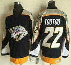 Nashville Predators #22 Jordin Tootoo Navy Blue 1998-99 Throwback CCM Vintage Authentic Stitched NHL Jersey