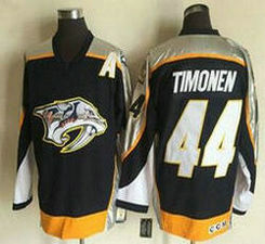 Nashville Predators #44Kimmo Timonen Navy Blue 1998-99 Throwback CCM Vintage Authentic Stitched NHL Jersey