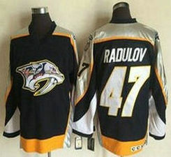 Nashville Predators #47 Alexander Radulov Navy Blue 1998-99 Throwback CCM Vintage Authentic Stitched NHL Jersey