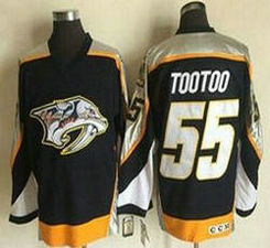 Nashville Predators #55 Jordin Tootoo Navy Blue 1998-99 Throwback CCM Vintage Authentic Stitched NHL Jersey