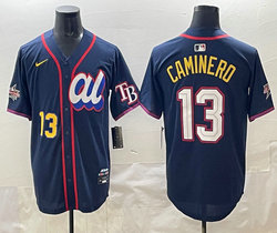 National League #13 Junior Caminero Blue 2025 All-Star Baseball Jersey