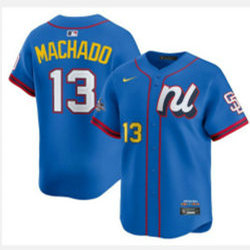 National League #13 Manny Machado Blue 2025 All-Star Jersey