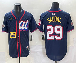 National League #29 Tarik Skubal Blue 2025 All-Star Baseball Jersey