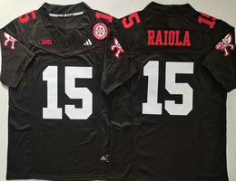 Nebraska Huskers #15 Dylan Raiola Black F.U.S.E College Football Jersey