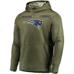 New England Patriots 2024 Army green Pullove Hoodie