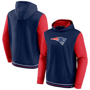 New England Patriots Fanatics Branded Block Party Pullover Hoodie