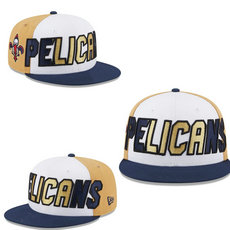 New Orleans Pelicans NBA Snapbacks Hats tx 02