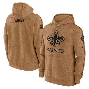 New Orleans Saints 2023 Camo Salute To Service Pullove Hoodie