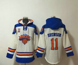 New Yok Knicks #11 Jalen Brunson Stitched Hoodies