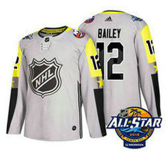 New York Islanders #12 Josh Bailey Grey 2018 NHL All-Star Stitched Ice Hockey Jersey