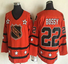 New York Islanders #22 Mike Bossy Orange Throwback 2016 All star Authentic Stitched NHL Jerseys