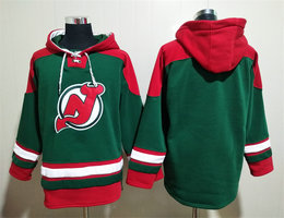 New York Islanders Blank Green All Stitched Hooded Sweatshirt