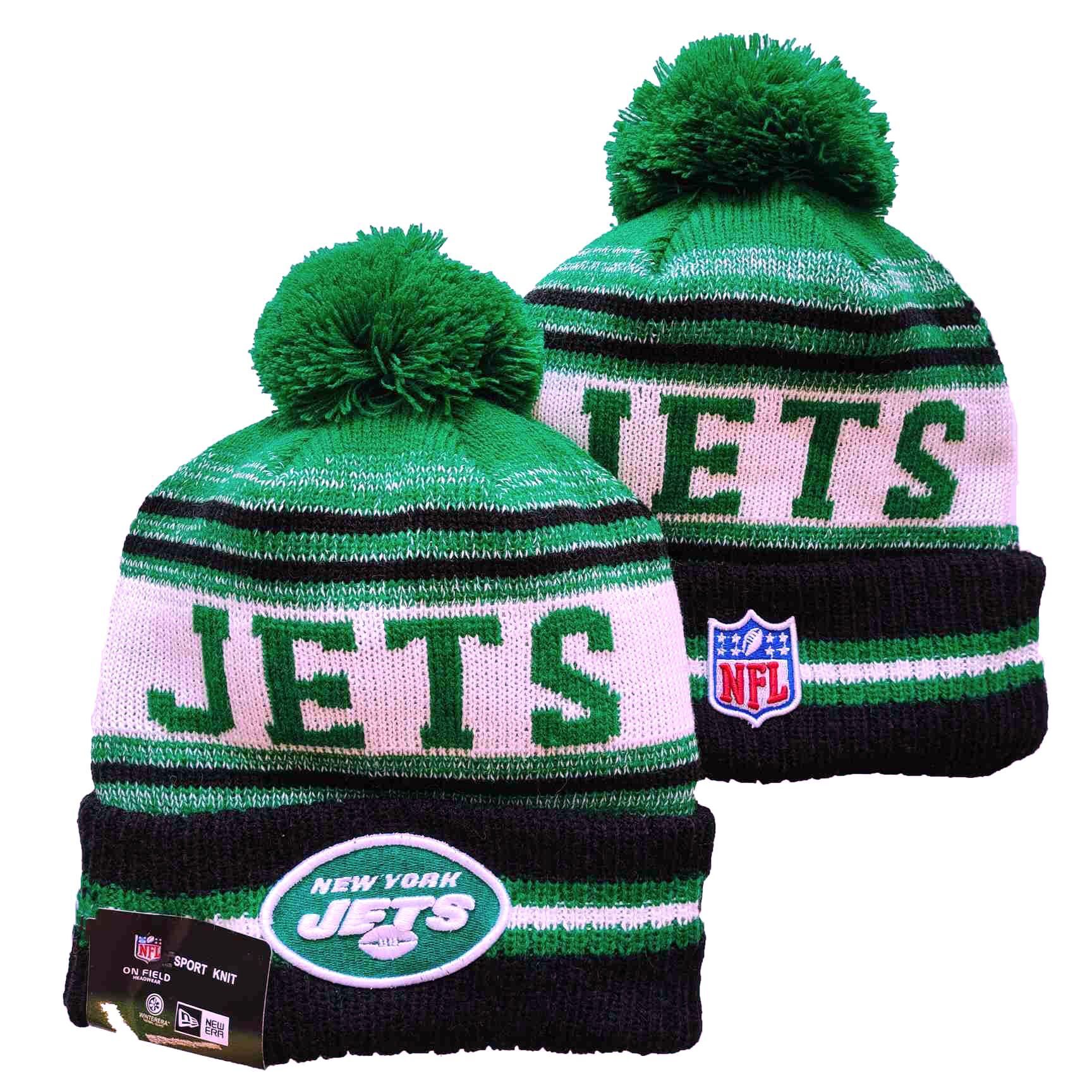 New York Jets NFL Knit Beanie Hats YD 02