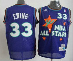 New York Knicks #33 Patrick Ewing 1995 All Star Authentic Stitched NBA jersey
