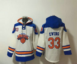 New York Knicks #33 Patrick Ewing Stitched Hoodies