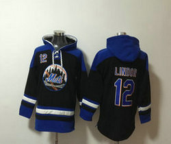 New York Mets #12 Francisco Lindor Stitched Hoodies