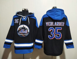 New York Mets #32 Daniel Vogelbach Black Stitched Hoodies