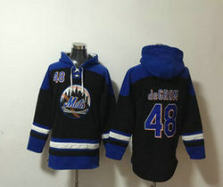 New York Mets #48 Jacob DeGrom Stitched Hoodies