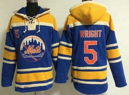 New York Mets #5 David Wright Blue Hoodie