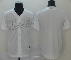 New York Mets Blank 2019 Players Weekend Authentic MLB Stitched Jersey