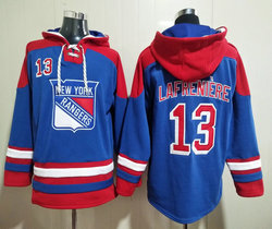 New York Rangers #13 Alexis Lafreniere NHL Stitched Pullover Hoodie