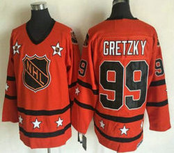 New York Rangers #99 Wayne Gretzky Orange Throwback 2016 All star Authentic Stitched NHL Jerseys