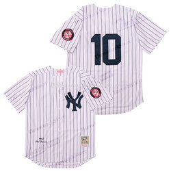 New York Yankees #10 Phil Rizzuto White 1952 Throwback Authentic Stitched MLB Jersey