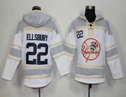 New York Yankees #22 Jacoby Ellsbury White Hooded Jersey