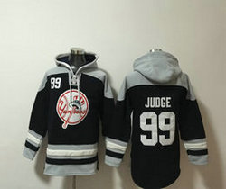 New York Yankees #99 Aaron Judge Navy Stitched Hoodies
