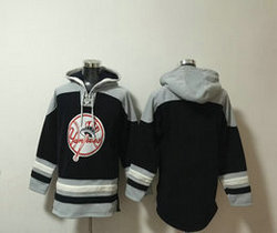 New York Yankees Blank Navy Stitched Hoodies