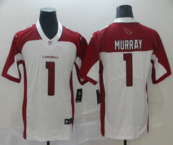 Nike Arizona Cardinals #1 Kyler Murray White 2019 NFL Draft First Round Pick Vapor Untouchable Limited Authentic Stitched NFL Jersey